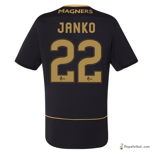 Camiseta Celtic Replica Segunda Ropa Janko 2016/17 Negro